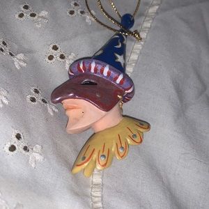 ROBERT SHIELDS Designs Mardi Gras Masked Figurine Ornament Christmas jester